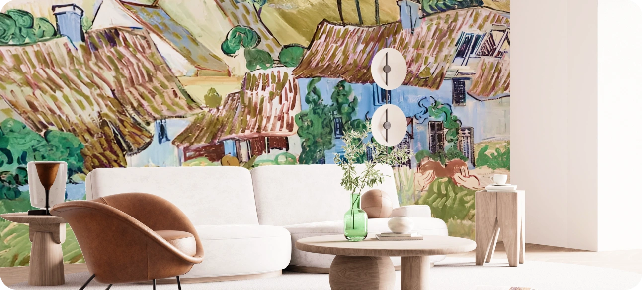 Building wallpaper theme with pencil texture